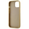 Etui Karl Lagerfeld Wrinkled Metal       Signature do iPhone 15 złoty