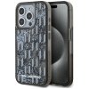 Etui Karl Lagerfeld Liquide Glitter      Monogram Gradient do iPhone 15 Pro czarny