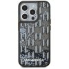 Etui Karl Lagerfeld Liquide Glitter      Monogram Gradient do iPhone 15 Pro czarny