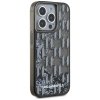 Etui Karl Lagerfeld Liquide Glitter      Monogram Gradient do iPhone 15 Pro czarny
