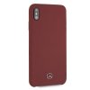 Mercedes MEHCI65SILRE iPhone Xs Maxczerwony/red hardcase Silicone Line