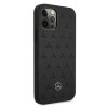 Mercedes MEHCP12LPSQBK iPhone 12 Pro Max6,7 czarny/black hardcase Leather Stars Pattern