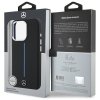 Mercedes MEHMP16L23SUMBK iPhone 16Pro 6.3 czarny/black hardcase Silicone Blue Stripe MagSafe