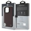 Mercedes MEHMP16L23RBGVR iPhone 16 Pro 6.3 czerwony/red hardcase MB Wood Imitation Leather MagSafe