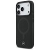 Etui Mercedes Plain Smooth Leather       MagSafe do iPhone 17 Pro czarny