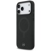 Etui Mercedes Plain Smooth Leather       MagSafe do iPhone 17 Pro Max czarny