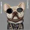 Nimmy etui iPhone 16 Pro Max 6.9        szary/gray Glasses Cool Dog