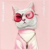 Nimmy etui iPhone 16 Pro 6.3            różowy/pink Glasses Cool Cat