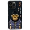 Nimmy etui iPhone 15 Pro Max 6.7        czarny/black Cool&Cute 2.0 Monkey
