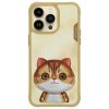 Nimmy etui iPhone 15 Pro 6.1 khaki Big  Eyed Pet 2.0 Cat