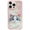 Nimmy etui iPhone 15 Pro Max 6.7         różowy/pink Big Eyed Pet 2.0 Cat