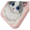 Nimmy etui iPhone 16 Pro Max 6.9        różowy/pink Big Eyed Pet 2.0 Cat