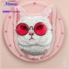 Etui Nimmy Glasses Cool Cat MagSafe do   iPhone 16 różowy