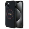 Red Bull RBHMP15S24PUILVR iPhone 15 6.1 hardcase granatowy/navy Leather Red Ring MagSafe