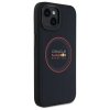 Red Bull RBHMP15S24PUILVR iPhone 15 6.1 hardcase granatowy/navy Leather Red Ring MagSafe