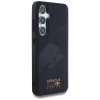 Etui Red Bull Leather Meshed Debossed    Bull MagSafe do Samsung Galaxy S25 granatowy