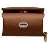 Spigen La Manon AirPods 1/2 Case PU Leather brązowy/brown 074CS26378