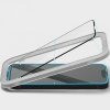 Spigen Alm Glass FC iPhone 16e/14/13     Pro/13 szkło hartowane czarna ramka z ramką montażową AGL03725
