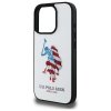 US Polo USHCP15XPUSH iPhone 15 Pro Max   6,7 biały/white Leather Big DH American Flag