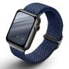UNIQ pasek Aspen Apple Watch 44/42/45 mm Series 1/2/3/4/5/6/7/8/9/SE/SE2 Braided niebieski/oxford blue