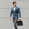 UNIQ torba Stockholm laptop 16 niebieski/abyss blue
