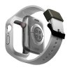 UNIQ pasek Monos 2in1 Apple Watch Strap+ Case Series 4/5/6/7/8/9/SE/SE2 44/45mm. szary/chalk grey