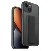 UNIQ etui Heldro Mount iPhone 14 / 15 /13 6,1 czarny/vapour smoke