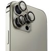 UNIQ Optix Aluminium Camera Lens Protector iPhone 16 Pro 6.3 / 16 Pro Max 6.9 titanium grey szkło na obiektyw aparat