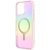 Etui UNIQ Iridescia do iPhone 16 Pro     Magclick Charging pink prism