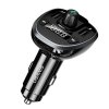USAMS Zestaw głośnomówiący C21z transmiterem FM, Bluetooth 5.0, MP3, 2xUSB 3,4A czarny/black CC115GC01 (US-CC115)