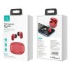 USAMS Słuchawki Bluetooth 5.1 TWS BH series bezprzewodowe czerwony/red BHUBH03