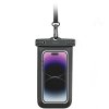 USAMS Etui wodoodporne 6.7 IP68czarny/black FSD1201 (US-YD012)