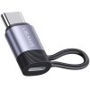 USAMS Adapter AU17 Lightning - USB-C30W stalowy/aluminium SJ677LN01 (US-SJ677)