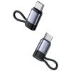 USAMS Adapter AU17 Lightning - USB-C30W stalowy/aluminium SJ677LN01 (US-SJ677)