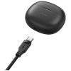 USAMS Słuchawki Bluetooth 5.3 TWSRhymbo Series bezprzewodowe czarny/black BHUYO01 (US-YO17)