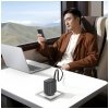 USAMS Ład. siec. 1xUSB-C ze zwijanymkablem USB-C Retractable PD+QC 30W Gan Fast Charging czarny/black YC Series CC241TC01 (US-CC