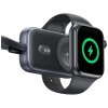 Ładowarka indukcyjna 2w1 Usams CD245 do  Apple Watch z powerbankiem 1200mAh + kabel USB-C titanium