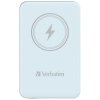 Verbatim Powerbank indukcyjny `n` Go 15W5000mAh Wireless Magnetic niebieski/blue 32242