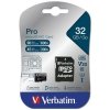 Verbatim Karta microSD 32GB + adapterPro U3 czarny/black 47041