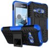 Armor Rugged DUAL Case Mocne Etui Futerał - Samsung Galaxy J1 2016 J120 (black-blue)