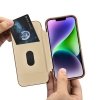 DUPLIKAT: iCarer CE Premium Leather Folio Case skórzane etui iPhone 14 z klapką magnetyczne MagSafe brązowy (WMI14220713-BN)