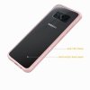 EASYACC Etui Case Crystal Pink do Samsung Galaxy S8+ (pink)