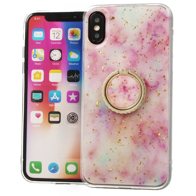 Etui Samsung Galaxy S8 Marble Ring Jasny Roz S8 Seria S Samsung Etui Do Telefonow