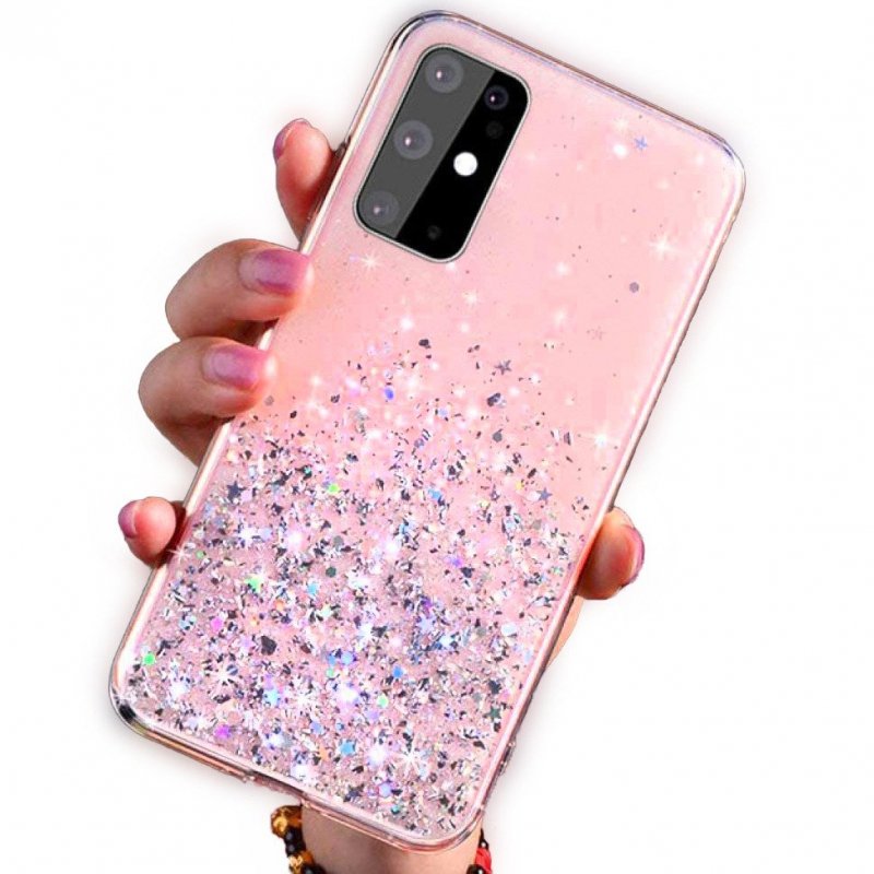 Etui Huawei P Smart 2019 Brokat Cekiny Glue Glitter Case Rozowe P Smart 2019 Seria P Smart Huawei