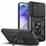 PANCERNE ETUI PLECKI NAKŁADKA CASE TECH-PROTECT  CAMSHIELD PRO SAMSUNG GALAXY A55 5G BLACK