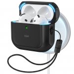 Etui do AirPods 4 MagSafe ESR Orbit HaloLock Pokrowiec + Smycz Czarne