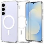 Etui Spigen Ultra Hybrid Mag MagSafe do Samsung Galaxy S25 FE – Przezroczysta Biel (Clear/White)