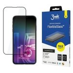 3MK FlexibleGlass Max iPhone 15 Pro 6.1 czarny/black, Szkło hybrydowe z wzmocnionymi krawędziami