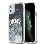 DKNY DKHCN61LBNAEK iPhone 11 / Xr 6.1czarny/black hardcase Liquid Glitter Big Logo