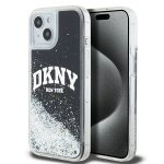 DKNY DKHCP14SLBNAEK iPhone 14 / 15 / 136.1 czarny/black hardcase Liquid Glitter Big Logo